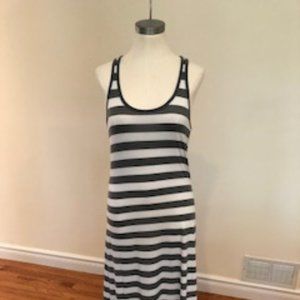 LONG STRIPED TANK DRESS